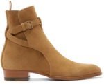 Pointed-toe Authentic Leather British Buckle Martin Boots Men's Fashion - Image 3