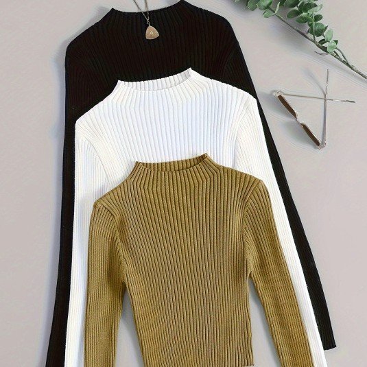 302fdb97-5c83-4c02-96ab-9fac0c3fc760-1.jpg Layer 3pcs Set Stand Collar Ribbed Base Layer - Image 1