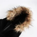 American Retro Men's Sweater Hooded Fur Collar Cardigan - Image 3