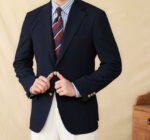 Seersucker All-match Single-breasted Slim-fitting Suit - Image 9