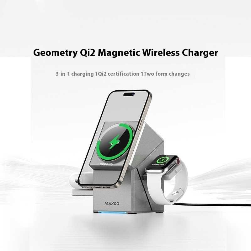 32ffd603-e4b4-40bd-ab14-75deee2995d0_trans-1.jpeg Qi2 Protocol Magnetic Touch Rotating Wireless Charger - Image 1