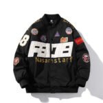 Racing Suit Thick Motorcycle Jacket Embroidered Baseball - Image 4