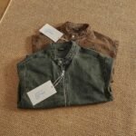 Personalized Stand Collar Snap Collar Washed Classic All-match Retro Bomber Jacket - Image 4