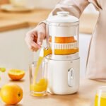 Multifunctional Wireless Electric Juicer Steel Orange Lemon Blender USB Portable Mini Fruit Squeezer Pressure Juicer Kitchen - Image 4