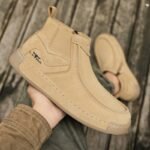 Autumn Side Zipper Vgenuine Leather Non-slip Work Shoes - Image 3