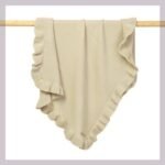 Knitted Baby Blankets Newborn Swaddle Wrap Ruffle - Image 7