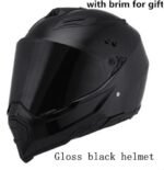 Off-road helmet motorcycle racing helmet road off-road dual-use helmet men and women four seasons pull helmet full face helmet - Image 4