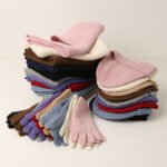 New Wool Scarf Hat Gloves Three-piece Set For Women - Image 2