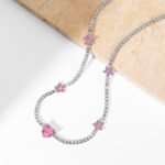 Fashion Sterling Silver Tennis Necklace For Women - Image 2