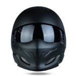 Black Scorpion Helmet Vintage Combo Helmet Half Helm - Image 5