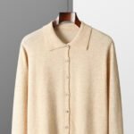 Men's Collar Button Solid Color Inner Wear Shirt - Image 2