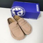 Cowhide Retro Closed Toe Half Slippers Mule Platform Casual Shoes Men And Women Same Style - Image 5