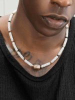 Men's Vintage White Shell Necklace - Image 3