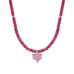 Women's Extravagant Love-heart Zircon Necklace - Image 5