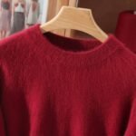 Half Height Round Neck Mink Fleece Fashionable Soft And Versatile Women's Fleece Sweater - Image 5