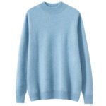 Men's Half-high Collar Cashmere Sweater Business Casual Sweater - Image 5