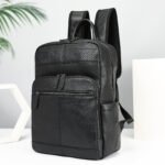 Top Layer Cowhide Backpack Leisure