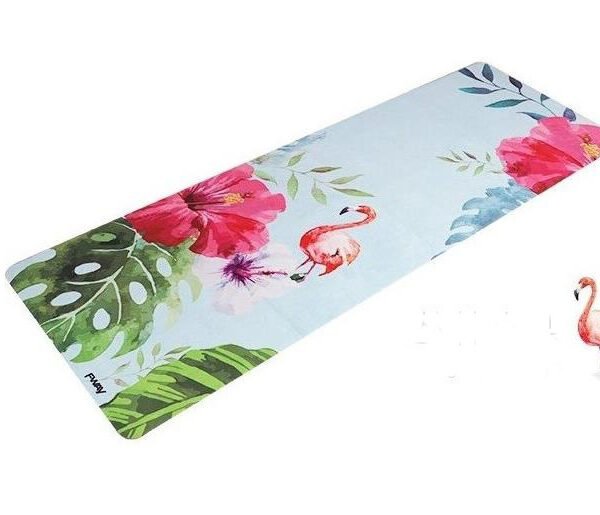 1.5mm Natural Rubber Slip-resistant Yoga Mats Yoga Blanket Folding Fitness Mat High Temperature Travel Printing Mats
