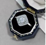 European And American Sterling Silver Female Ring Yellow Zircon - Image 3