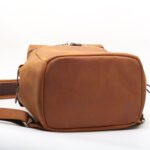 Classic Retro Backpack Crazy Horse Leather Cowhide Multi-compartment - Image 5