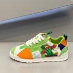 Fashion Soft Bottom Low-top Fabric Leather Stitching Breathable Personality Casual Shoes - Image 9