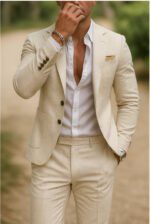 Men's Digital Printing Casual Suit Top Two-piece Pants - Image 2