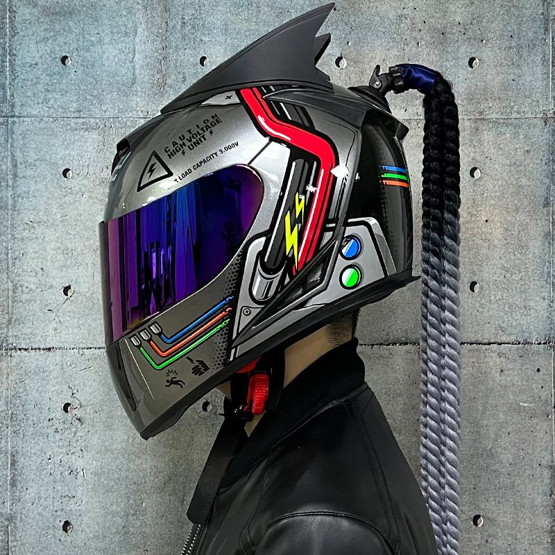 4ec51d87-441c-4ec8-b17b-5581417356df-6.jpg Couples' Dirty Braids Motorcycle Helmets - Image 1