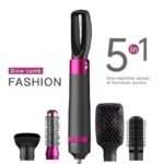 Professional 5 In 1 Hair Dryer Brush Dryer And Straightening Brush Electric Hair Styling Tool Automatic Hair Curler Beauty Supplies Gadgets - Image 2
