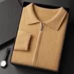 New Men's Cardigan Long Sleeve Sweater Coat - Image 4