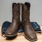 Retro Autumn And Winter Western Cowboy Worker Boot - Image 4
