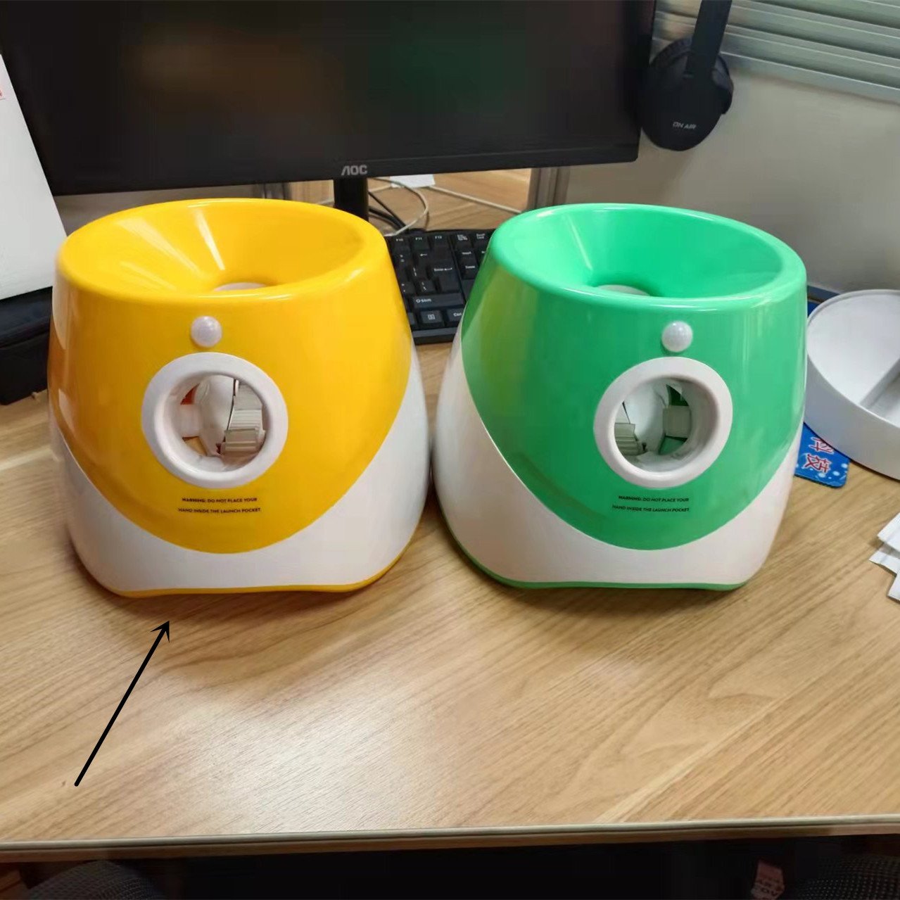 525ada8a-0488-4e25-aca1-a6c009c5e8b3-2.jpg Automatic Throwing Ball Thrower Tennis Launcher Funny Dog Toy - Image 1