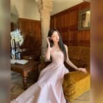 Simple Fishbone Strap Light Dress - Image 5