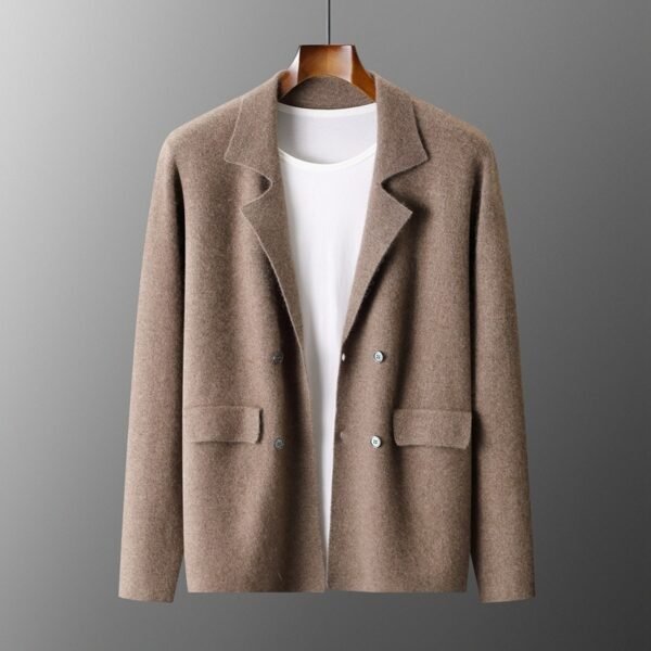 Wool Cardigan Suit Lapel Loose Fashionable Jacket
