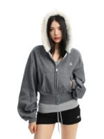 Lamb Wool Hooded High-grade Sweater - Image 2