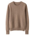 Round Neck Loose Knitted Long Sleeves Women - Image 9