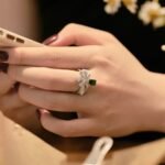 Sterling Silver Necklace Ring Earrings For Women Emerald Emerald Jewelry - Image 2