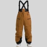 New Strap Thickened Waterproof Ski Pants Men