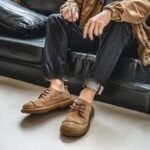 Casual Lace Up All Inclusive Birkenstock Men's Versatile Vintage Casual Leather Shoes - Image 6