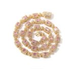 Copper Inlaid  Hip-hop Necklace - Image 2