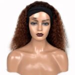 Human Hair Jerry Curly Headband Wigs - Image 5
