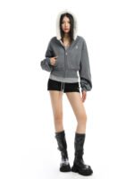 Lamb Wool Hooded High-grade Sweater - Image 4