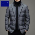 Fake Two-piece Suit Down Jacket Business Men - Image 5