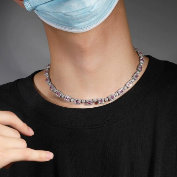 Copper Inlaid  Hip-hop Necklace