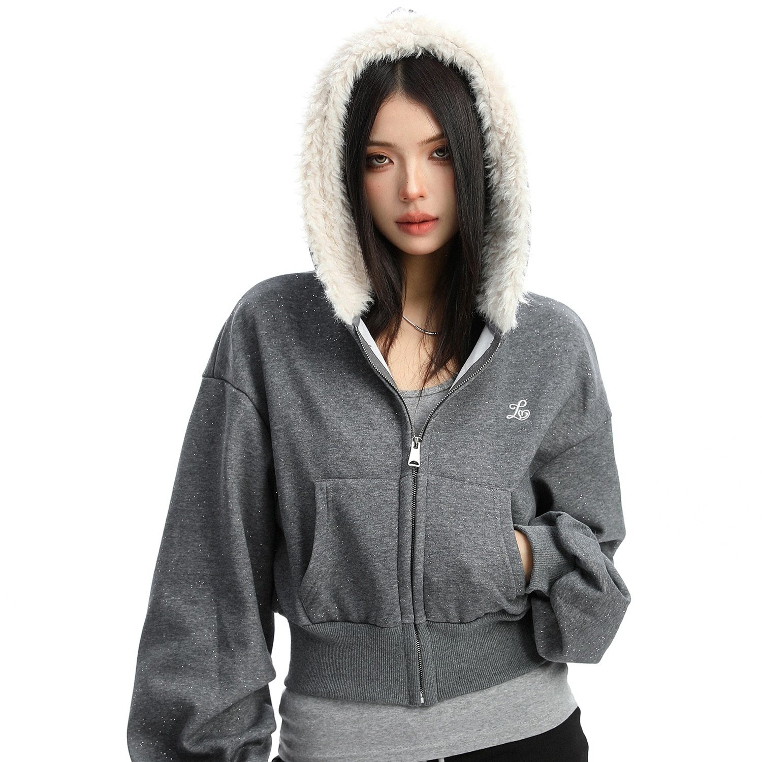 68ca091e-a9bb-4760-b99e-d1eb91274d2b_fine-4.jpeg Lamb Wool Hooded High-grade Sweater - Image 1