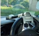 Car Steering Wheel Lock with Keys - Image 3
