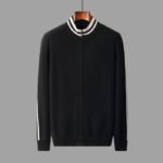 Men's Half-high Collar Knitted Slim-fitting All-matching Striped Korean Sweater - Image 2