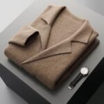Wool Cardigan Suit Lapel Loose Fashionable Jacket - Image 7