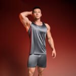 Quick-drying Seamless Vest Sexy Light Luxury Satin - Image 2