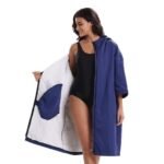 Beach Surfing Swimming Snorkeling Thick Windproof Cape Bathrobe - Image 5