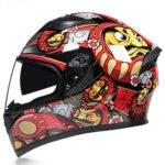 Motorcycle Helmet Anti-fog Dual Lens Full Face Helmet Cool Street Car Bluetooth Protective Helmet - Image 10
